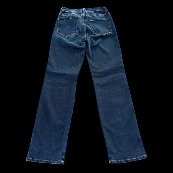 Frame Denim Womens 28/6 Le Sylvie Slender Straight Jeans Stretch Dark LSY230 - Picture 2 of 10